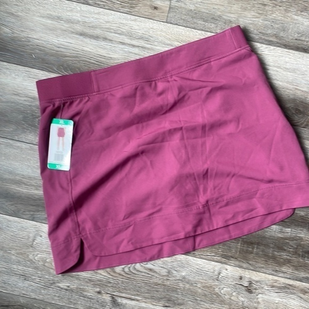 NWT 32 degree skirt dusty rose skort size XL shorts